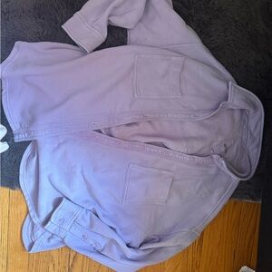 aerie Lavender Button-Up Women’s Top